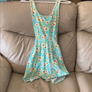 Light blue daisy dress